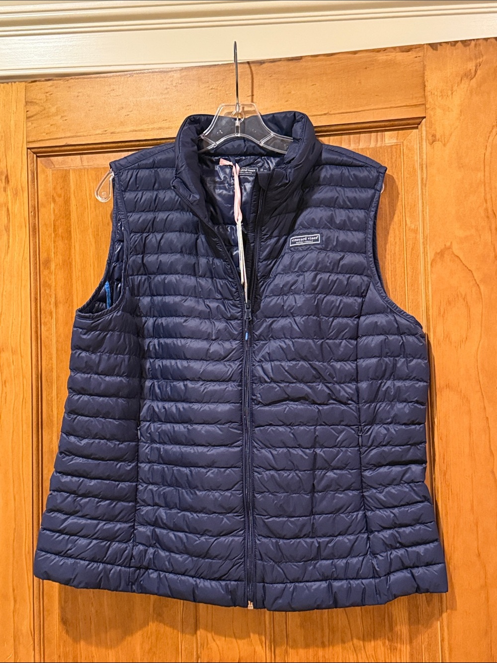 Vineyard Vines Navy Quilted Packable Vest